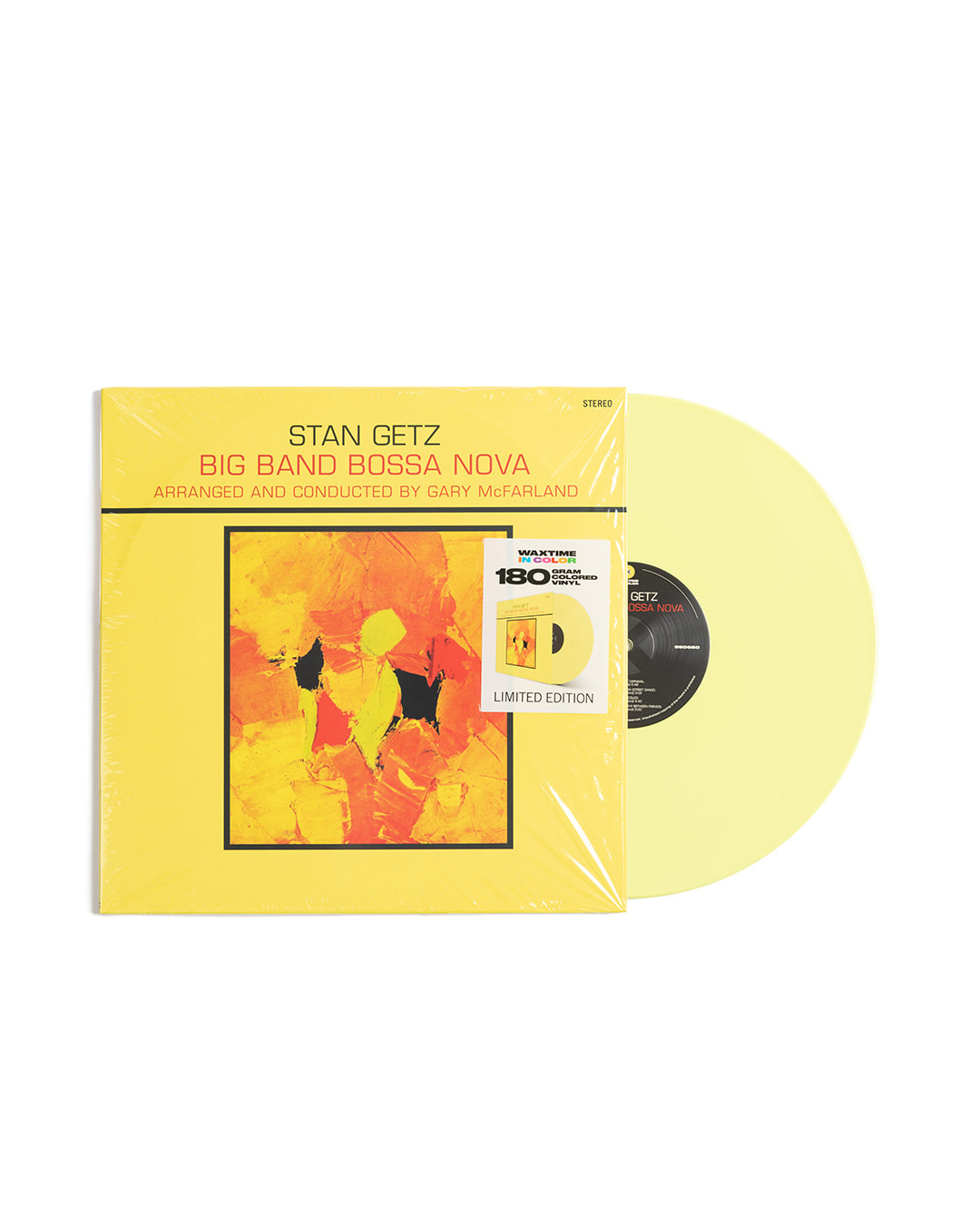 STAN GETZ - BIG BAND BOSSA NOVA + 1 BONUS TRACK (yellow disc)