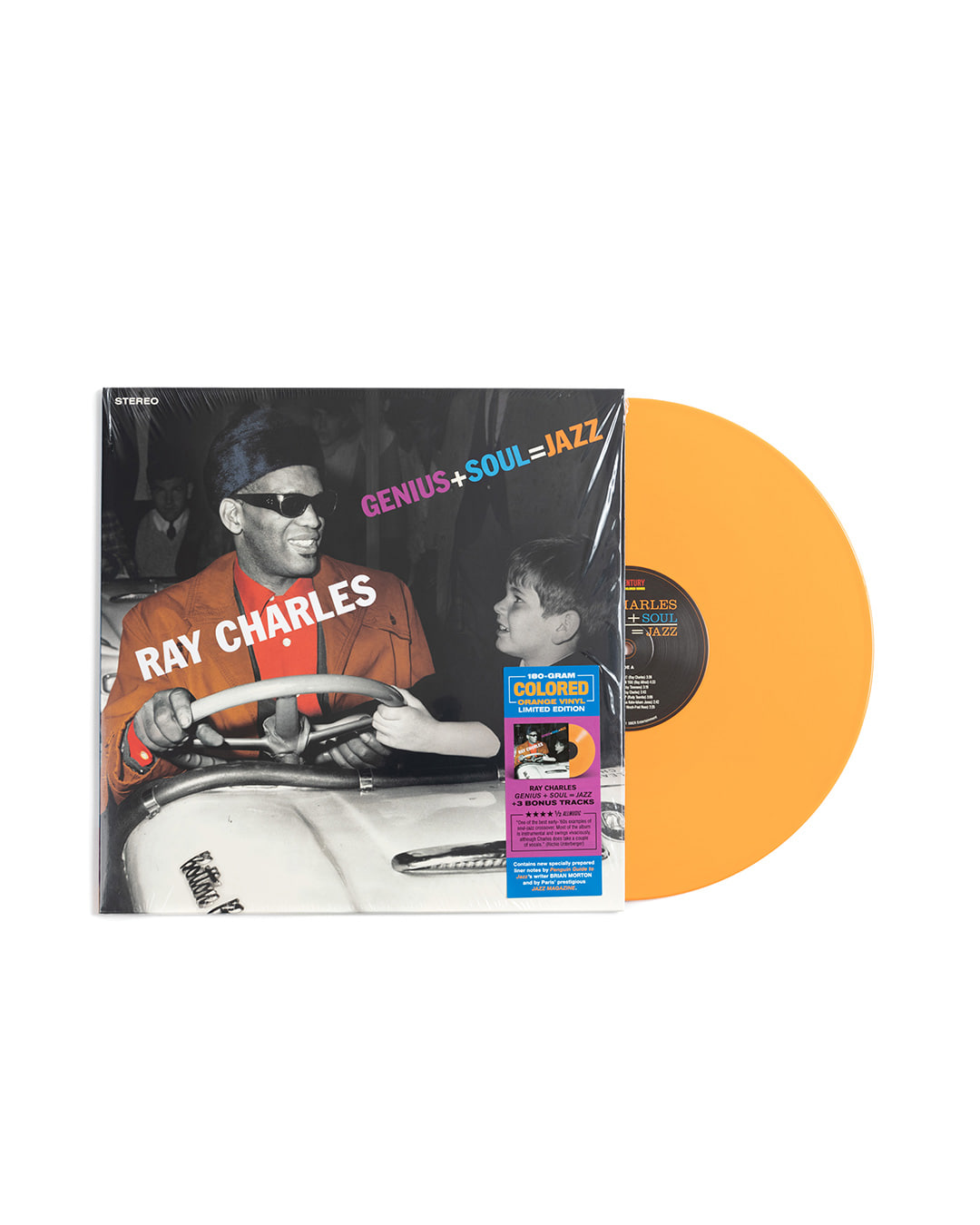 RAY CHARLES - GENIUS + SOUL = JAZZ (orange disc)